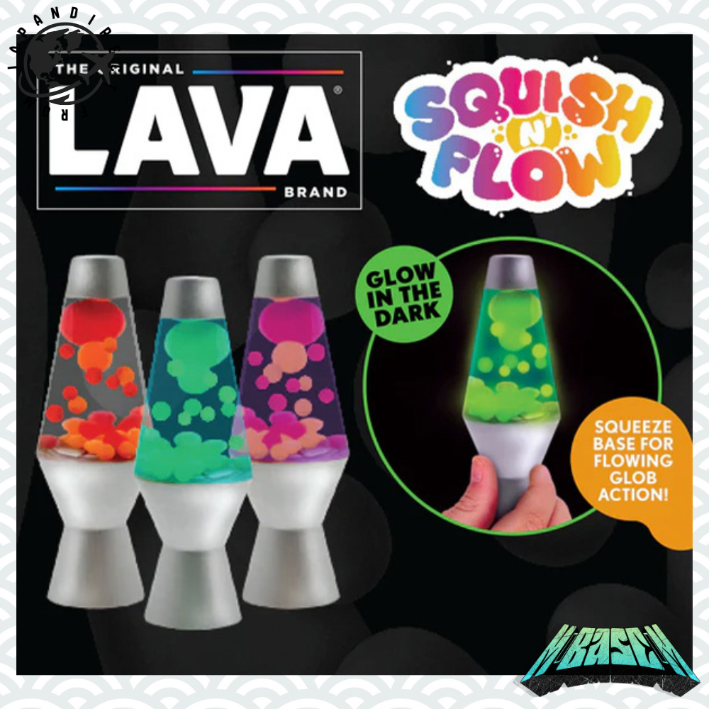 LAVA Lamp Squishy Đồ chơi bóp tay Chính Hãng Nhật Bản Phát sáng trong bóng tối