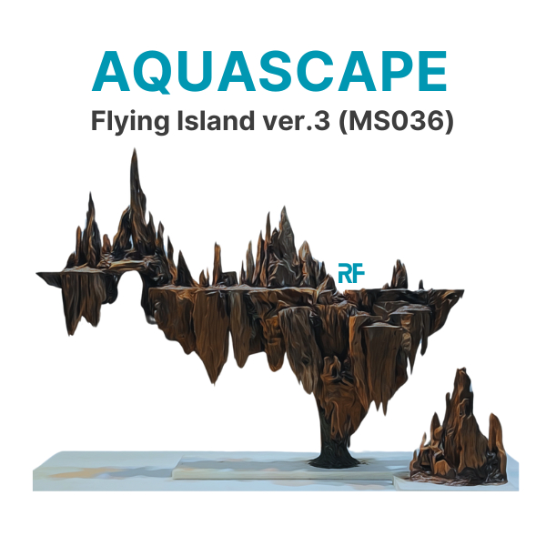 Layout Đảo Bay ver.3 kích thước phù hợp trang trí tiểu cảnh bể cá mini kích thước 30x20x20cm (Ms036)