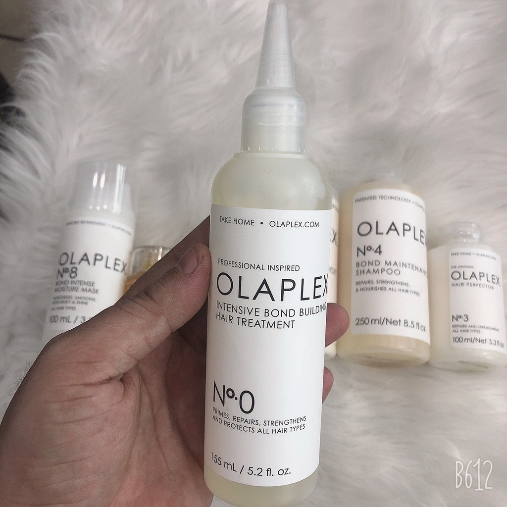 Chai tăng cường liên kết tóc tại nhà Olaplex No.0 Intensive Bond Building Hair Treatment 155ml NL