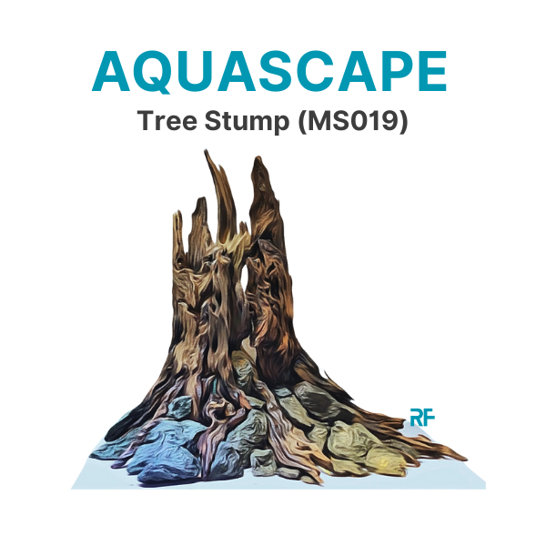 Layout Nhất Trụ Giữa dùng trang trí hồ cá nhỏ kích thước 30x20x20cm (Ms019)