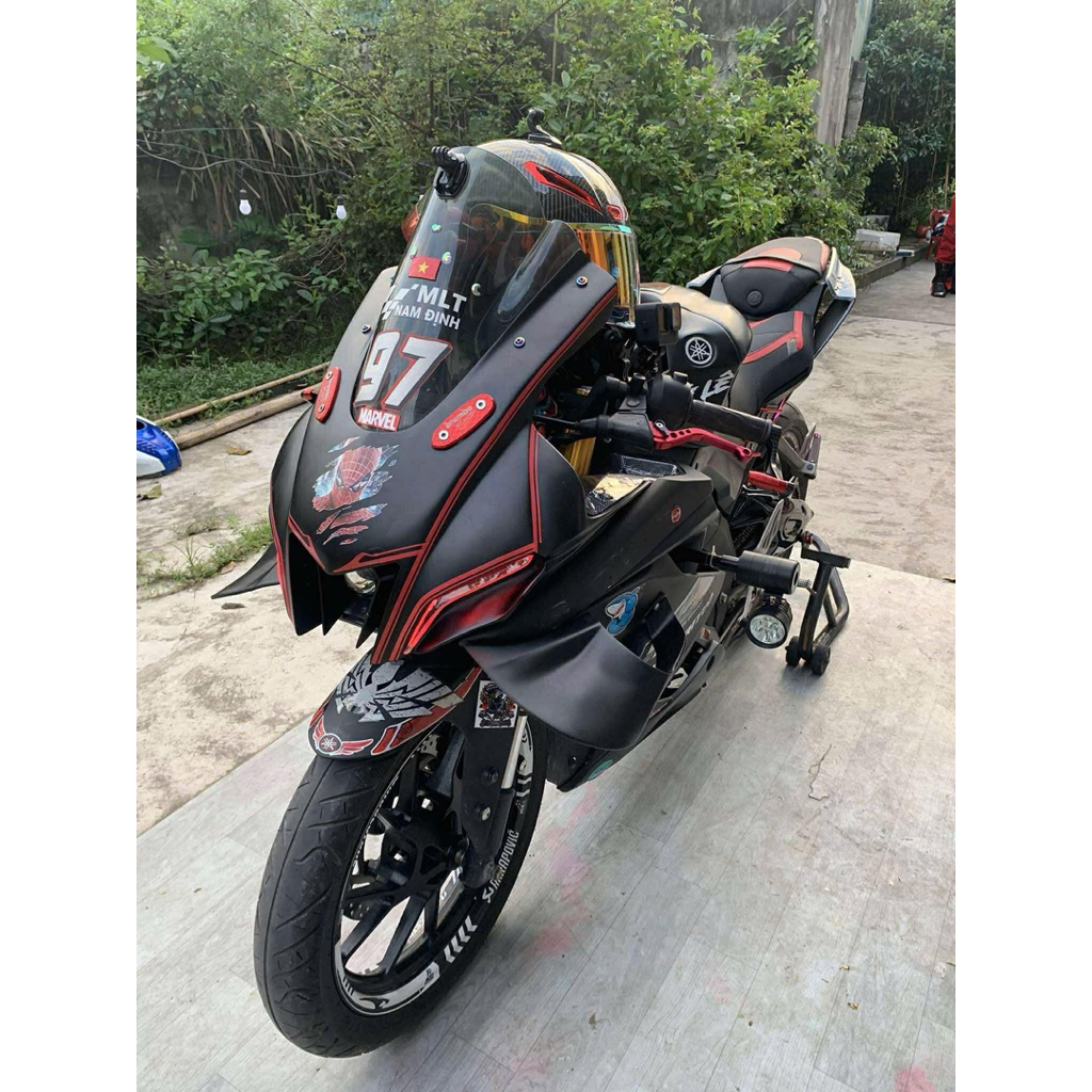 Phụ kiện cánh định gió cho Yamaha YZF-R15V3 . Cánh gió R7 cho R15