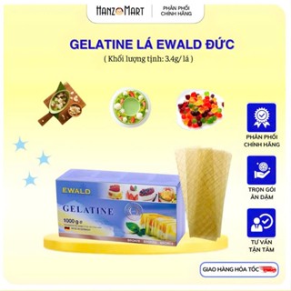 Gelatine / Gelatin lá ( 1 lá) làm pudding rau câu