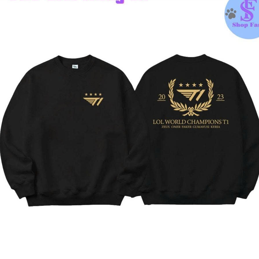 áo T1 CKTG , áo sweater stkt t1  - áo vô địch chung kết T1