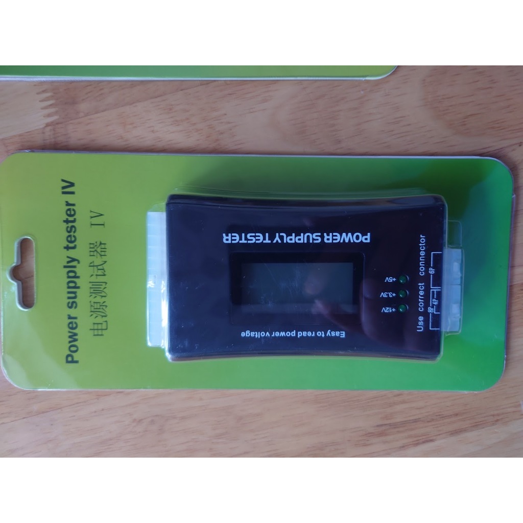 POWER SUPPLY TESTER (Test nguồn atx, test nguồn máy tính, hiện thị bằng màn hình lcd)