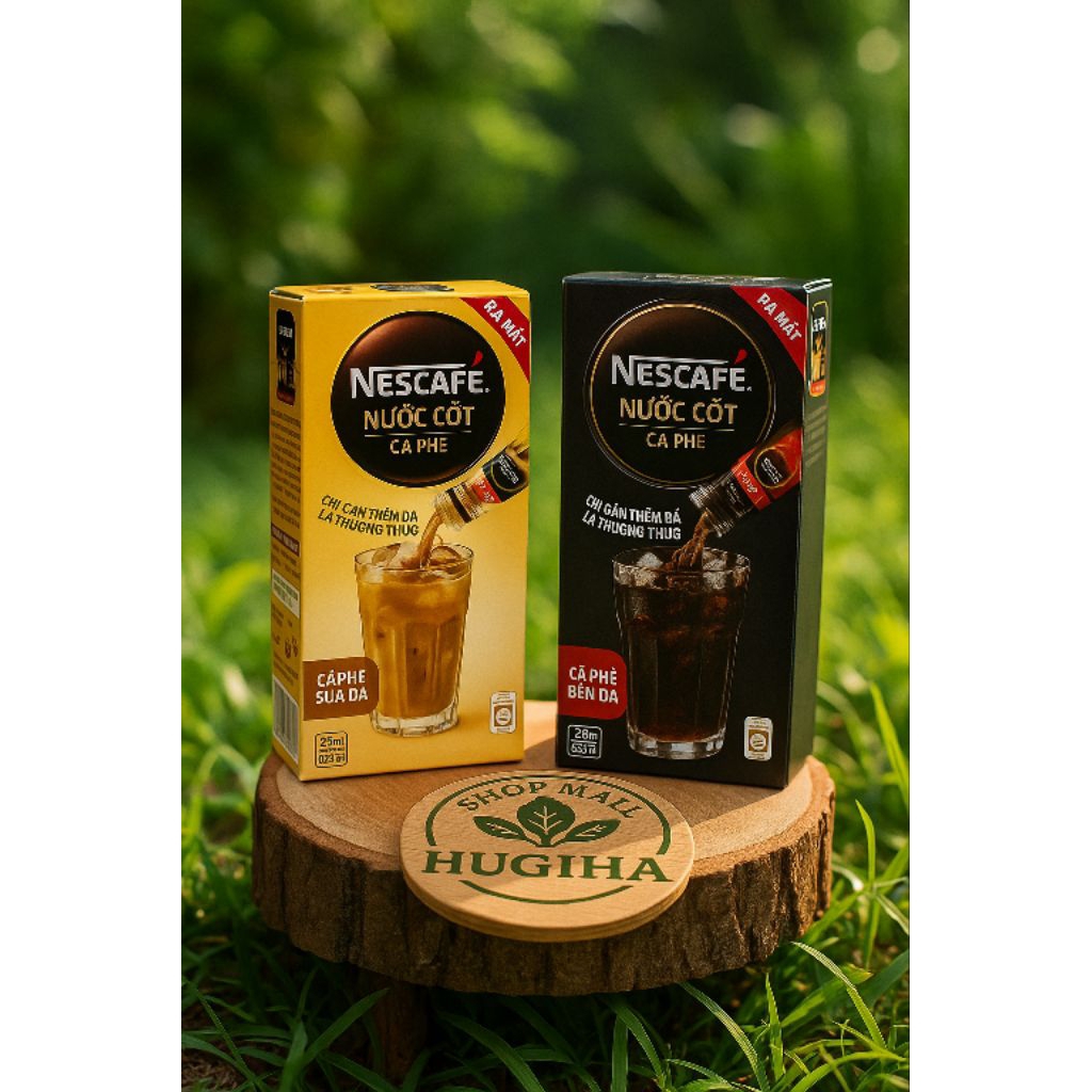 Nước cốt cà phê cafe sữa, cafe đen Nescafe