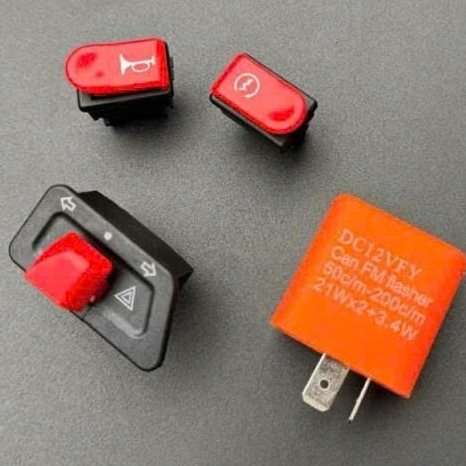 Công tắc đỏ hazza cho Wave 50-100 hàng in chìm chất lượng