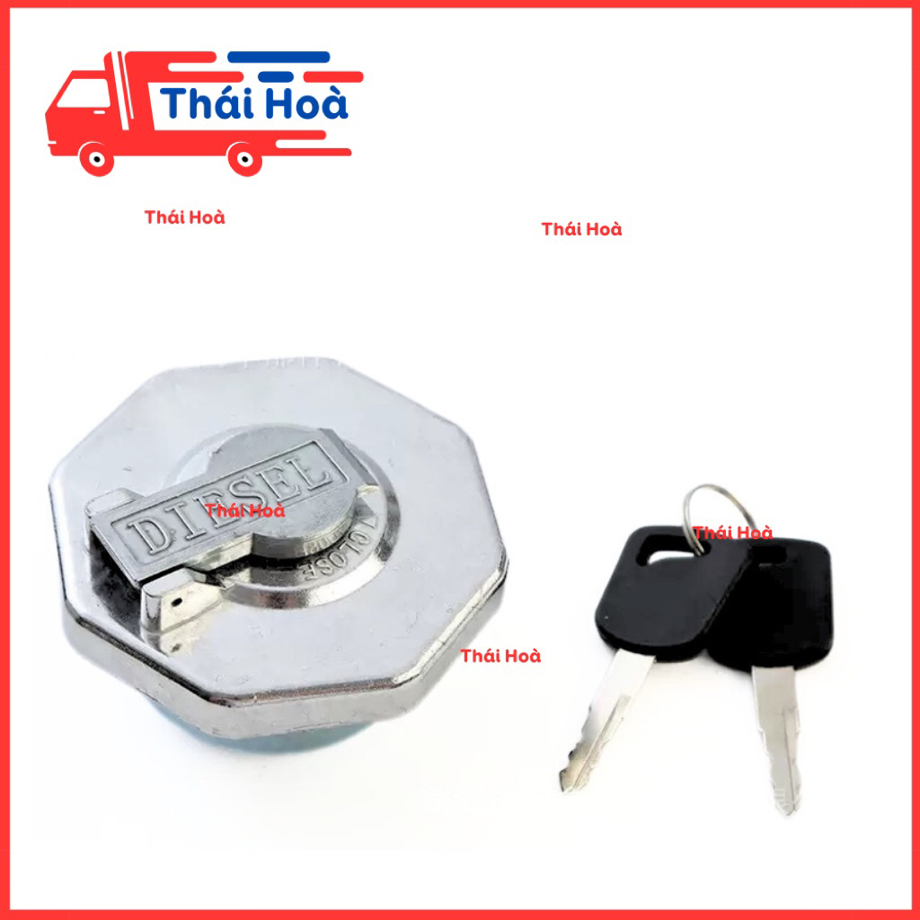 Nắp bình dầu ISUZU đầu vuông NQR 550, FRR 650, FVR 900...