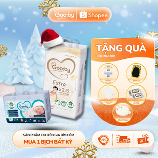   Kèm quà  Tã Bỉm dán và quần Gooby  ngày và đêm  siêu mỏng siêu nhẹ đủ size cho bé từ NB S M L XL XXL XXXL 