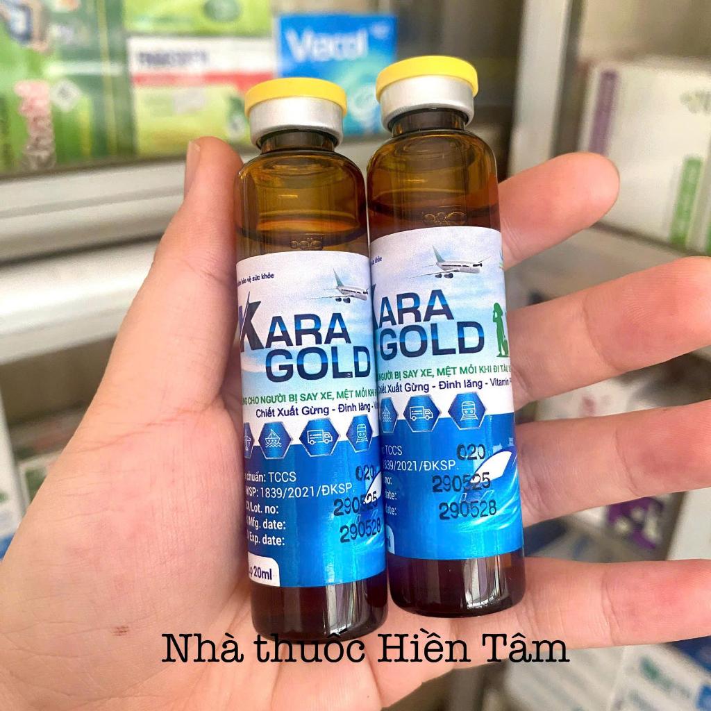 Nước Uống Hỗ trợ Say Tàu Xe Kara Gold TH Pharma (chai 20ml)