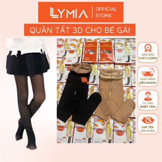  Quần tất trẻ em LYMIA 3D cho bé gái từ 3 đến 12 tuổi cực chất TE01 