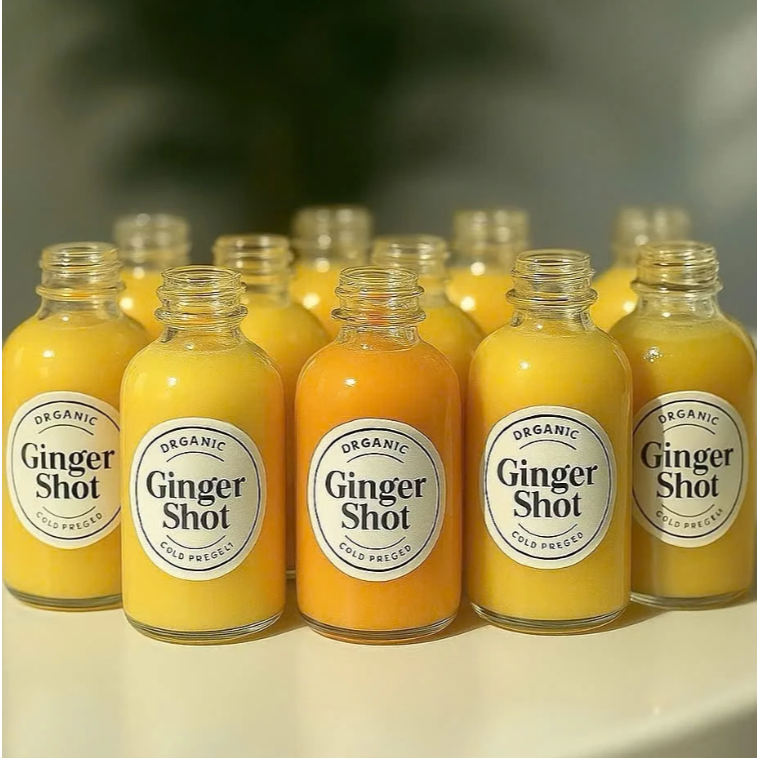 Combo 10/20/30/100 Chai Thủy Tinh 50ml Nắp Đen – Chai Ginger Shot, Chai Chiết Serum – Mỹ Phẩm Handma