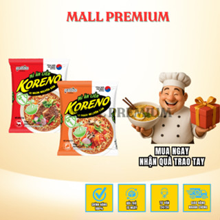  Túi Mỳ Ăn Liền Koreno Up 3 Phút Vị Bò Cay 75g mì ăn liền sợi nhỏ 