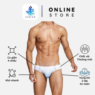 Quần Bơi Tam Giác Nam Họa Tiết Chấm Bi | H13 | Đồ Bơi Nam