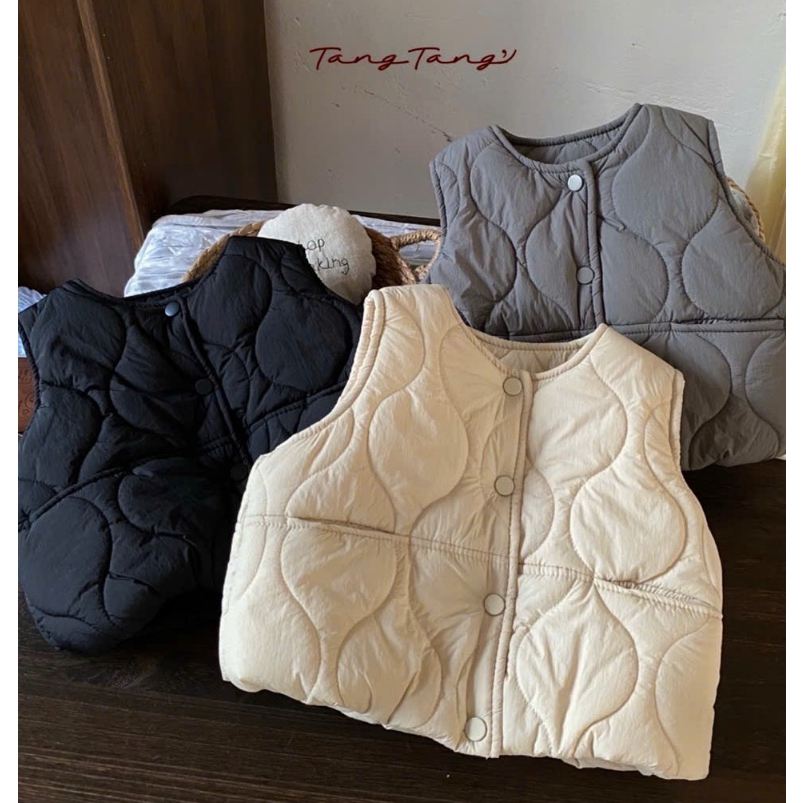 Áo gile phao bé trai, bé gái M113