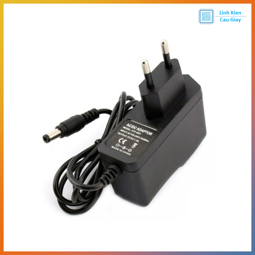 Nguồn Adapter 9V1A đầu ra jack DC 5.5
