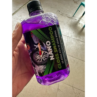 Nano Gloss Shampoo 500ml - Xà Bông Rửa Xe Bọt Tuyết Siêu Đậm Hương NHO Cho Xe Ô Tô
