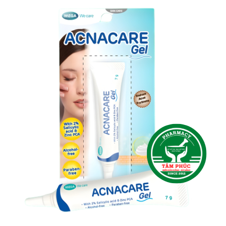 ACNACARE GEL NGĂN NGỪA MỤN, GIẢM NHỜM TUÝP 7G