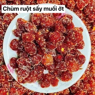 1kg mứt chùm ruột - sơ ri sóc muối ớt siêu ngon đặc sản miền tây