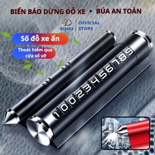 Bảng Số Điện Thoại Bằng Kim Loại Trên Ô Tô BINKE hẻ Ghi Số Điện Thoại Sang Trọng, Bảng Số Đỗ Xe Tạm Thời