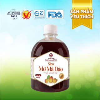  Siro Mơ Má Đào Hồng Lam - Nước Cốt Mơ Ngâm Tươi Ngon Thanh Mát Giải Khát Cho Mùa Hè 