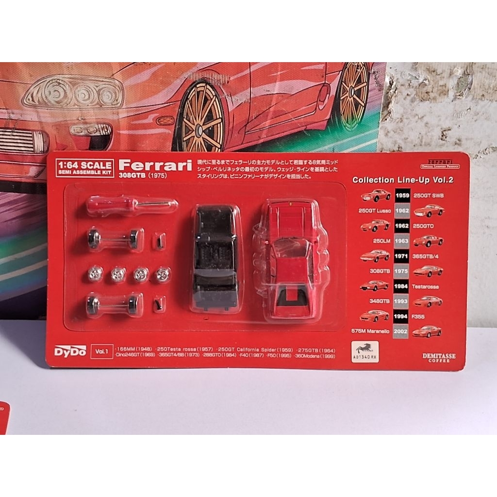 KYOSHO 1/64 - 1975 FERRARI 308GTB