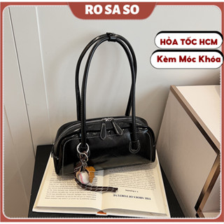  Túi xách nữ công sở ROSASO TX190 – mẫu mới 2025 túi tote đeo vai kẹp nách cá tính đơn giản 