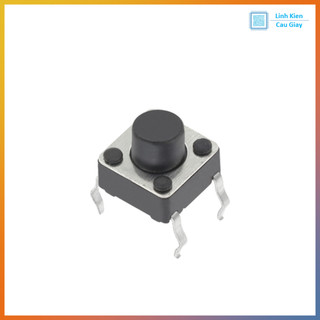 Nút nhấn 4 chân 6×6 – chân cắm – độ cao 5/10/12/20mm  (SL 10c)