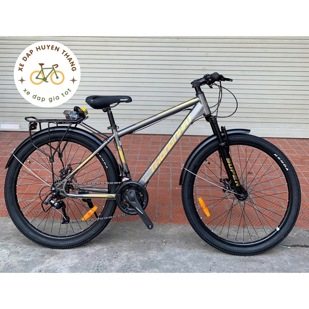 Xe đạp Super 26s Thống Nhất size 26 inch (tặng kèm baga sau, dầu tra xích, đèn đi ban đêm)