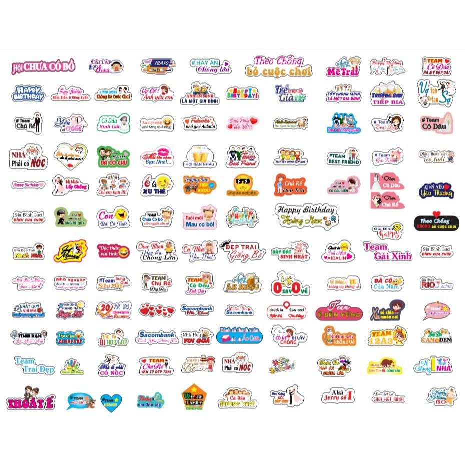 Logo decal tự ủi, in theo yêu cầu, dán áo, balo, túi xách, xưởng in theo yêu cầu