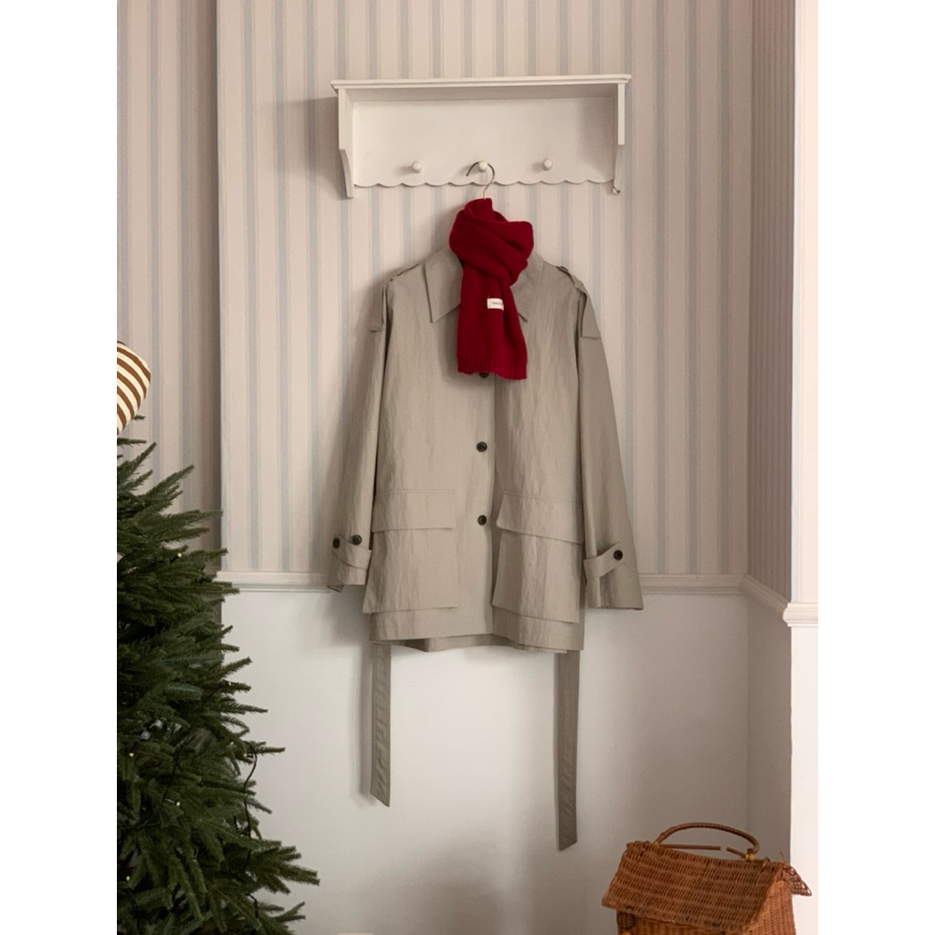 NUTCLOSET - Áo khoác kaki cài cúc 2909_A2429