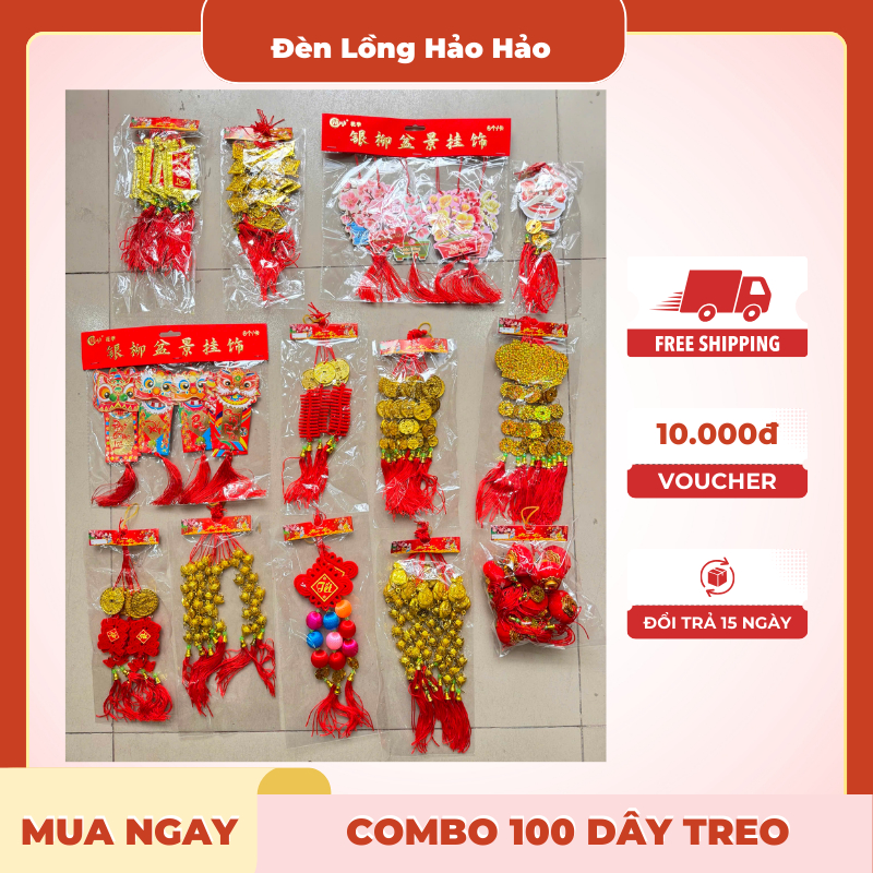 Combo 200 dây treo trang trí tết