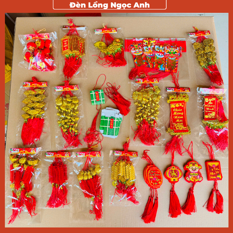 Combo sỉ 100/50 dây treo, liễng trang trí tết mix ngẫu nhiên