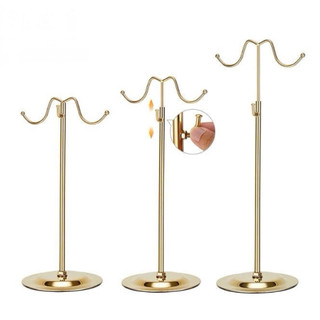 Zinhstore giá treo túi xách màu vàng kim, inox decor sang trọng