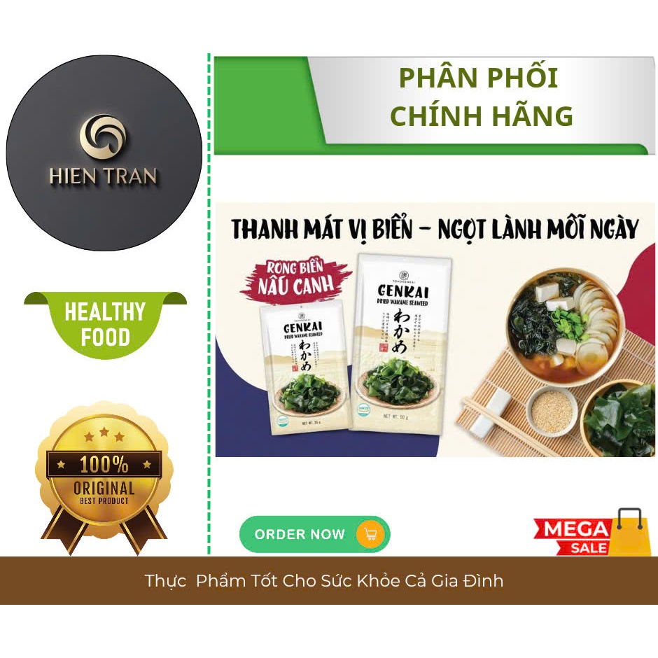 GENKAI - Rong Biển Nấu Canh CÁC LOẠI