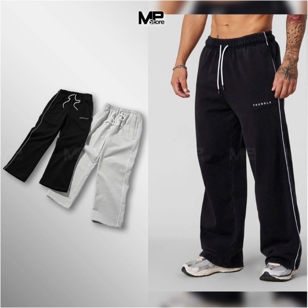Quần Dài Nam Form Rộng Sọc Thời Trang Local Brand Young 2025