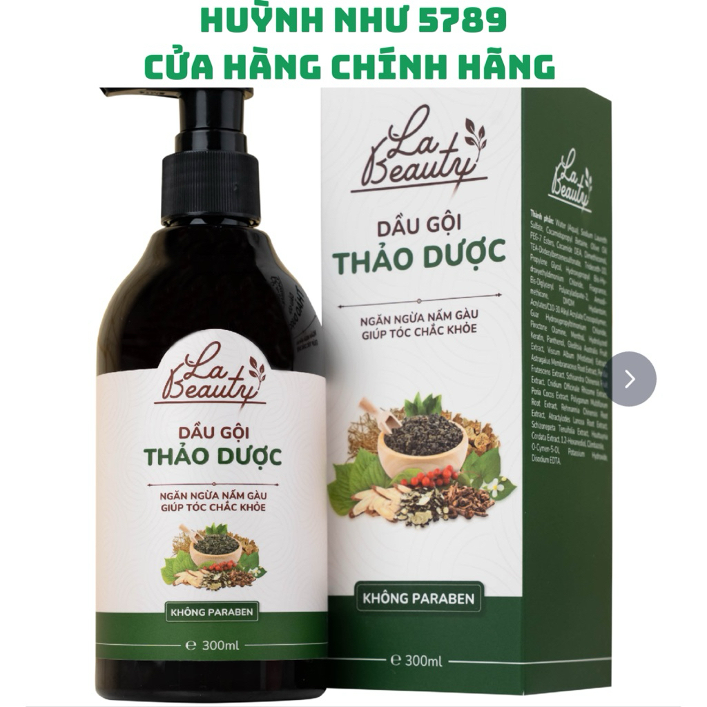 [CHÍNH HÃNG]Dầu gội Thảo Dược La Beauty dưỡng tóc suôn mượt, phục hồi tóc chuyên sâu 300ml