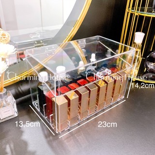 KHAY ĐỰNG SON CÓ NẮP 24 THỎI SON CAO CẤP