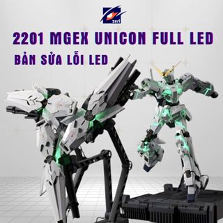  Mô hình lắp ráp 2201 MGEX Unicorn Fighter Ver.Ka Full Led Tặng Kèm Base Và Decal Nước 