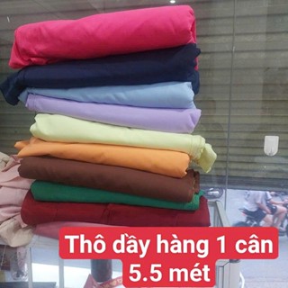 Vải thô Hàn Quốc 60% cotton- 40% polyesste tạo độ cứng. . Ứng dụng may quần shorrt - váy . - làm lót trong.