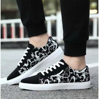 Giày thể thao nam - gIày nam sneakers thêu bông lúa