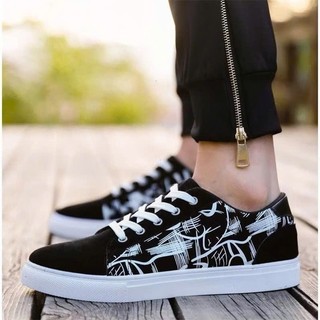Giày thể thao nam - gIày nam sneakers thêu bông lúa