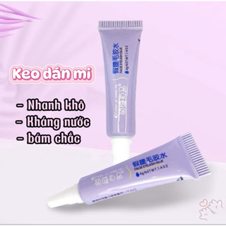 Keo dán lông mi siêu bền kháng nước nhanh khô trong suốt 