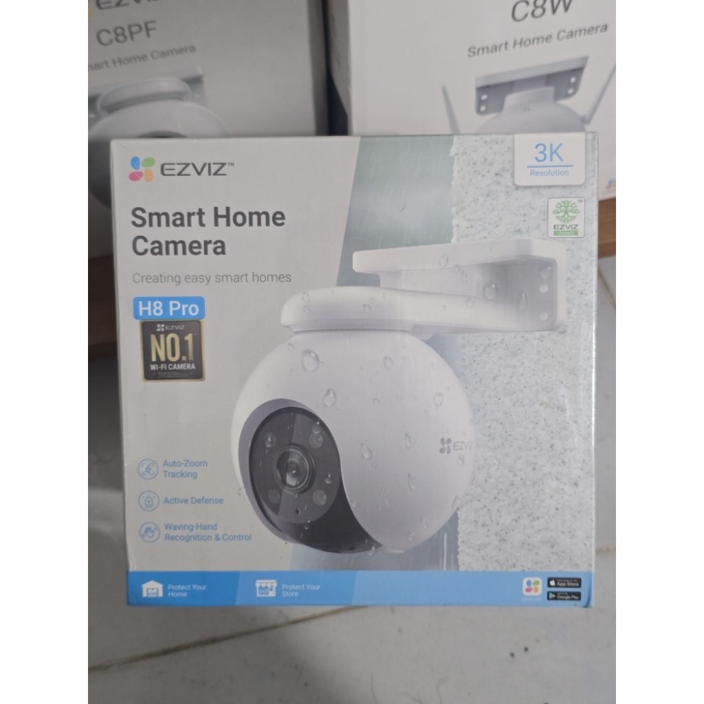 Camera ngoài trời Ezviz H8 pro 3k 5mp, đàm thoại 2 chiều, có màu ban đêm.