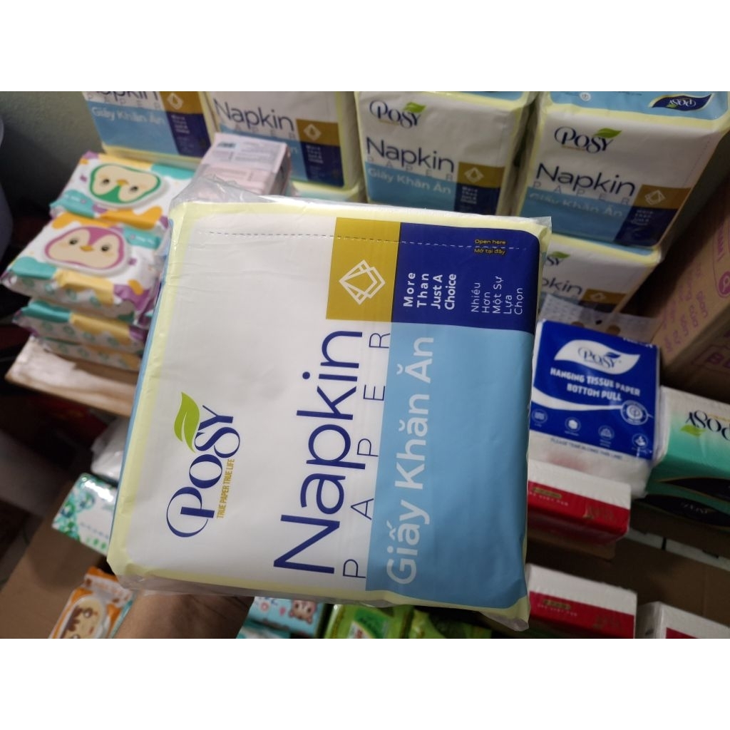 Combo 10 gói giấy vuông POSY