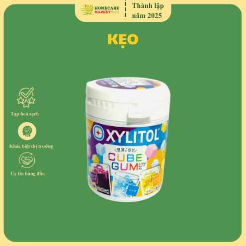 Lotte Xylitol Kẹo cao su tổng hợp Enjoy Cube
