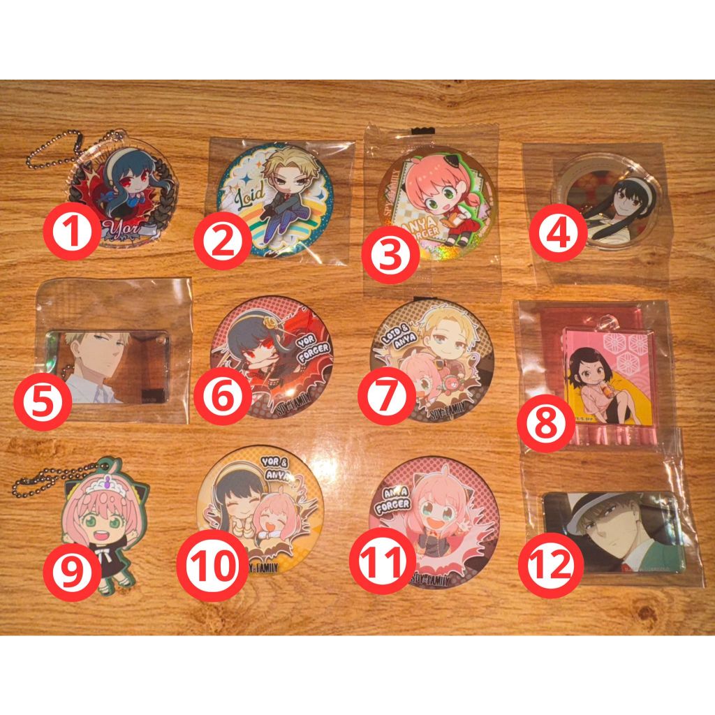 Tổng hợp vật phẩm goods Spy x Family – Gia Đình Điệp Viên