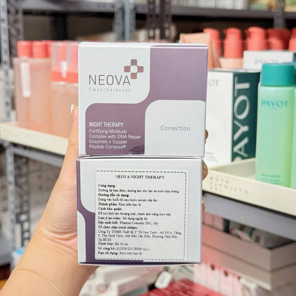 (ĐMN) Neova - Night Therapy Kem Dưỡng Ban Đêm , Dưỡng Ẩm Cho Làn Da Mịn Màng