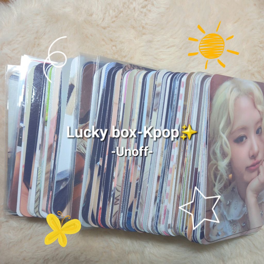 ✨️Lucky box-Kpop card Unoff✨️ẢNH CHỈ MINH HỌA<đọc kĩ mô tả>