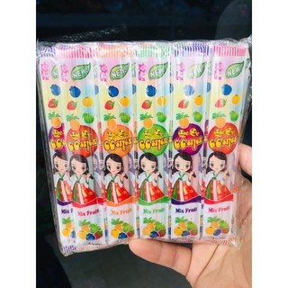 kẹo tăm vị hoa quả, tăm lạnh trái cây