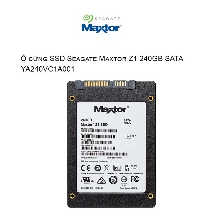 ( Cài sẵn win 11 UEFI ) Ổ cứng SSD 240GB Seagate Maxtor Z1 2.5" SATA 3 chính hãng - VP MAX